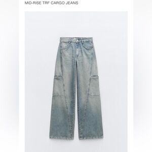 Zara Light Blue Flare Jeans